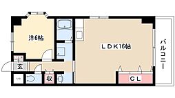 シャロン一社 1LDKの間取図画像