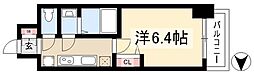 アステリ鶴舞ディオ 1Kの間取図画像
