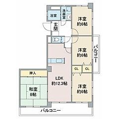 物件の間取り