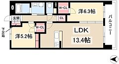 物件の間取り