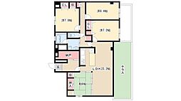 LaTie上社 4LDKの間取図画像