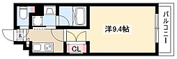シテイライフ本山東 1Kの間取図画像