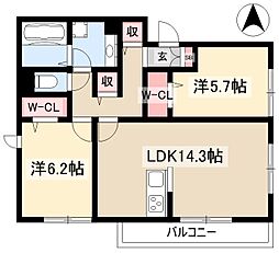 セイムハーツ 2階/-