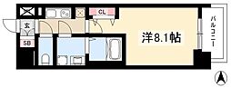 S-RESIDENCE池下西 1Kの間取図画像