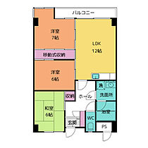 プレジデント高陽 505 ｜ 富山県富山市黒瀬北町2丁目（賃貸マンション3LDK・5階・75.66㎡） その2