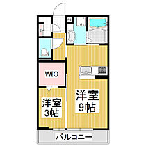 コンフォーティア白板D-room  ｜ 長野県松本市白板1丁目（賃貸マンション1LDK・1階・33.39㎡） その2