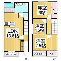 間取図画像 3LDK