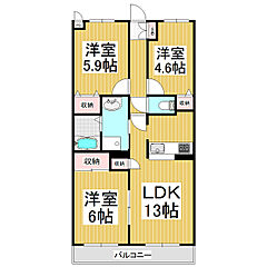 物件の間取り