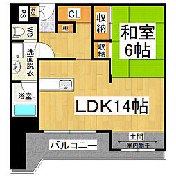 アパートメントパビヨン72 1LDKの間取図画像