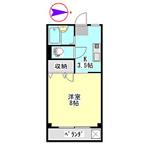 コーポ810II 303 ｜ 岐阜県岐阜市木田（賃貸マンション1K・3階・25.92㎡） その2