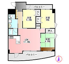 四季の里　夏棟 801 ｜ 岐阜県岐阜市川部１丁目（賃貸マンション3LDK・8階・80.00㎡） その2