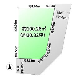 売地 草加市旭町