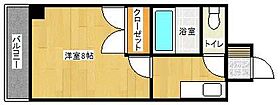 メゾンOM紫川  ｜ 福岡県北九州市小倉北区馬借1丁目15-10（賃貸マンション1K・2階・23.24㎡） その2