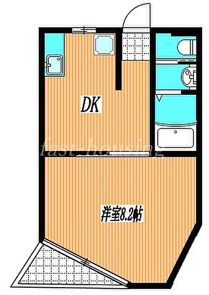 東京都小金井市本町5丁目(賃貸アパート1DK・2階・29.91㎡)の写真 その2