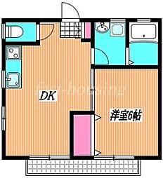 プチメゾン 1DKの間取図画像