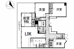 ライオンズマンション湯河原町福浦 4LDKの間取図画像
