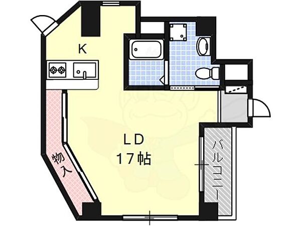 ライフイン桜山 ｜愛知県名古屋市昭和区陶生町２丁目(賃貸マンション1R・4階・38.60㎡)の写真 その2