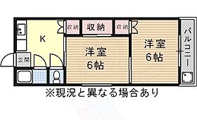 弥生荘 103 ｜ 愛知県名古屋市昭和区川名山町１丁目94番（賃貸アパート2K・1階・33.48㎡） その2