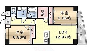 愛知県名古屋市昭和区前山町３丁目23番3号（賃貸マンション2LDK・2階・64.96㎡） その2