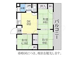 間取図画像 3DK