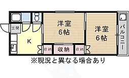 間取図画像 2K