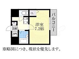 クレアール千賀 1Kの間取図画像