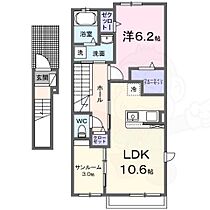 ミル ソラーナ 1  ｜ 愛知県名古屋市緑区神の倉３丁目（賃貸アパート1LDK・2階・51.64㎡） その2