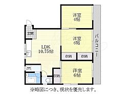間取図画像 3LDK