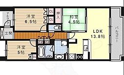 パークホームズ御器所 13階3LDKの間取り