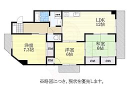 グランデール鶴田 3階/-