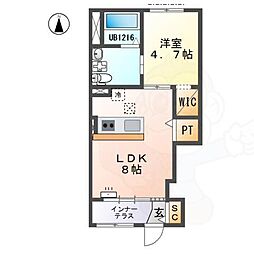 間取図画像 1LDK