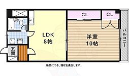 ロレックス一社 1LDKの間取図画像