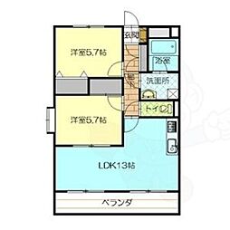 レージュウスイ 1階/-