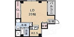 ライフイン桜山西館 1Kの間取図画像
