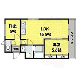 マンション緑黒石B棟 4階