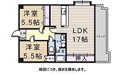 シャトレ文教台 2階