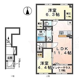 メゾンクレア 2階