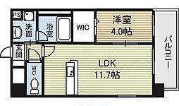 エルミタージュ桜山 1LDKの間取図画像