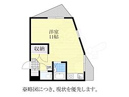 メゾン山崎川 ワンルームの間取図画像