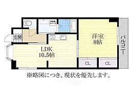ジュネス青山 1LDKの間取図画像