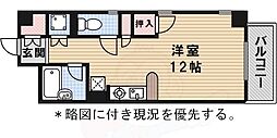 プロプル川名 1Kの間取図画像