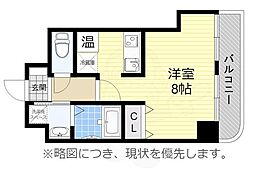 WILL鶴舞 ワンルームの間取図画像