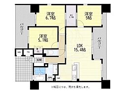 ベリスタ御器所 3LDKの間取図画像