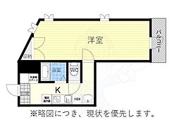 ひかりビルひかりマンション 1Kの間取図画像