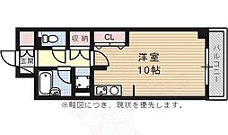ザエンドレス 1Kの間取図画像