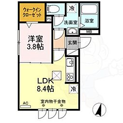 エクラシエール 1階/-