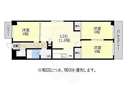 熱田マンション 3LDKの間取図画像