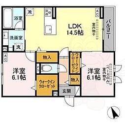 セレスティア唐山町 3階/-