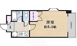 シテイライフ打越 1Kの間取図画像