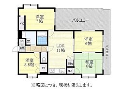 メゾン・グリーンヒル 4LDKの間取図画像